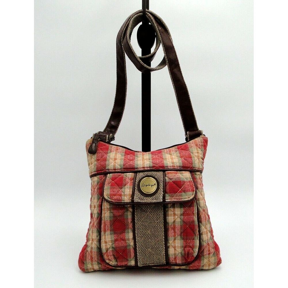 Longaberger Homestead‎ Quilted Zippered Handbag Purse
